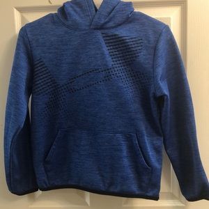 Under Armor kids size large blue hoodie